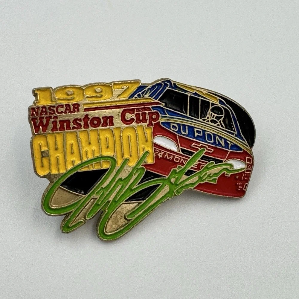 1997 Jeff Gordon Winston Cup‎ Nascar Champion Enamel Hat Lapel Pin